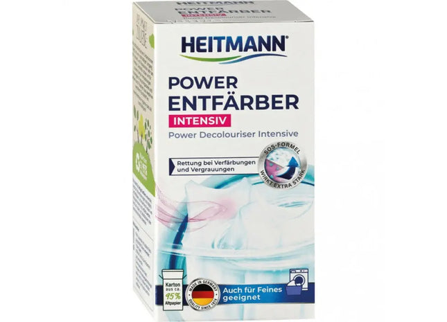 Heitmann Power Entfärber Intensiv 250g - Kraftvoller Farbentferner & Fleckenlöser TK Gruppe® Grosshandel 
