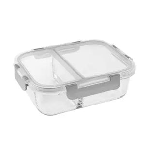 Metmaxx 'TheGourmetLunchBox' – Transparent/Hellgrau für stilvolle Mahlzeiten TK Gruppe® Grosshandel 