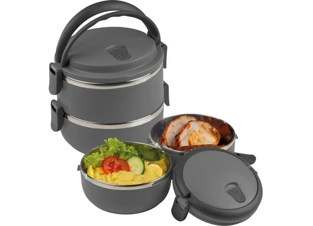 Henkelmann Home, Thermobehälter für Speisen, 1L - Elegant Anthrazit TK Gruppe® Grosshandel 