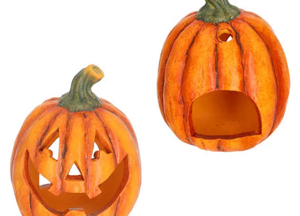 Herbstliche Atmosphäre: Kürbis Teelichthalter, Design 1, Mittelgröße (ca. 17cmH) TK Gruppe® Grosshandel 