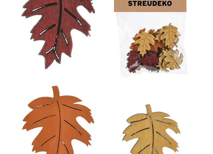 Herbstliche Streudeko Blätter, Vielfältiges Set, 24-teilig TK Gruppe® Grosshandel 