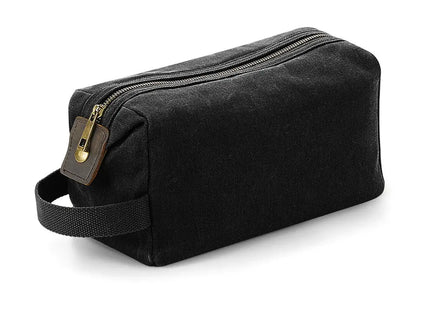 Heritage Waxed Canvas Wash Bag TK Gruppe® Grosshandel 