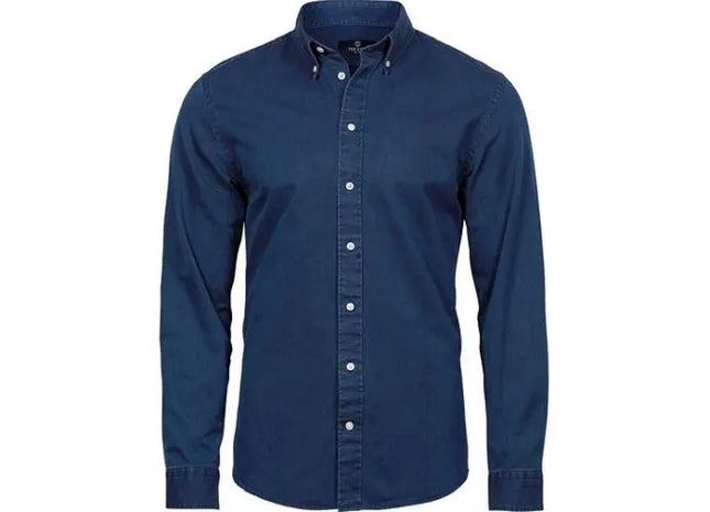 Herren Freizeithemd aus Twill, Lässig & Stilvoll, Vielseitig TK Gruppe® Grosshandel 