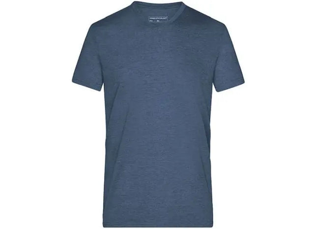 Herren Heather Shirt für stilvolle Alltagslooks - Komfort und Stil in einem TK Gruppe® Grosshandel 