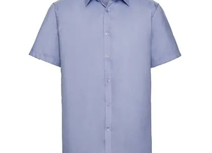 Herren Kurzarm-Hemd, Maßgeschneidert, Herringbone-Muster, Stilvoll TK Gruppe® Grosshandel 