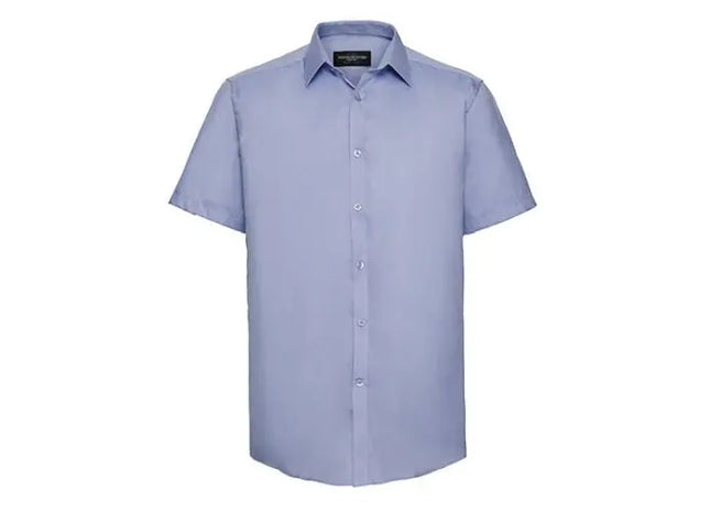 Herren Kurzarm-Hemd, Maßgeschneidert, Herringbone-Muster, Stilvoll TK Gruppe® Grosshandel 
