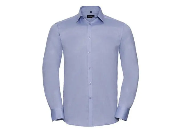 Herren Langarm-Hemd, Maßgeschneidert, Herringbone-Stil TK Gruppe® Grosshandel 