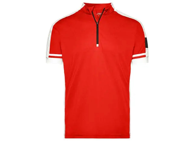 Herren Radshirt Halbreißverschluss – Optimale Belüftung & Stil auf Touren TK Gruppe® Grosshandel 