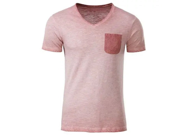 Herren Slub-T-Shirt – Trendiger Freizeitlook, 100% Baumwolle, atmungsaktiv TK Gruppe® Grosshandel 