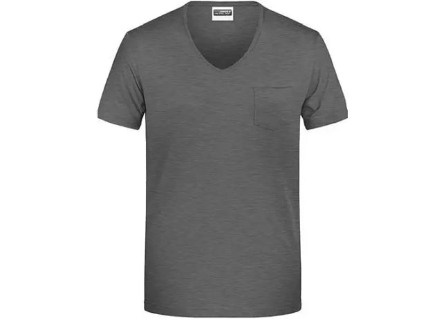 Herren T-Shirt mit Brusttasche – Stilvoll und praktisch, hochwertiger Baumwollstoff TK Gruppe® Grosshandel 