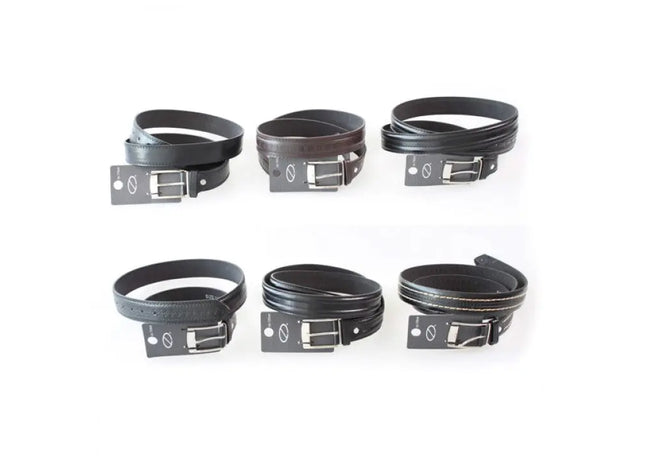 Herrengürtel-Set, 6 Stück, 4 cm Breite – Vielseitige Auswahl TK Gruppe® Grosshandel 