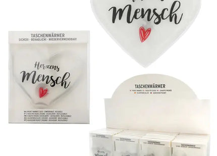Herzenswärme Taschenheizkissen, Kompakt, ca. 12x11 cm TK Gruppe® Grosshandel 