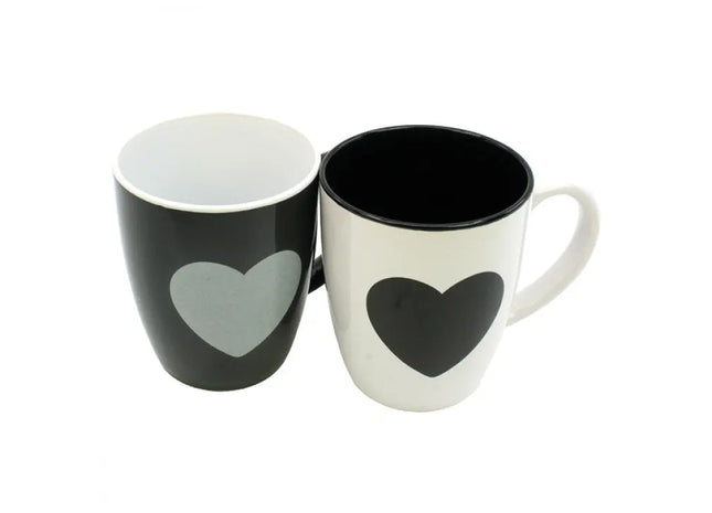 Herzförmige Kaffeetasse, ca. 350ml, Maße 12x11x8.5cm TK Gruppe® Grosshandel 
