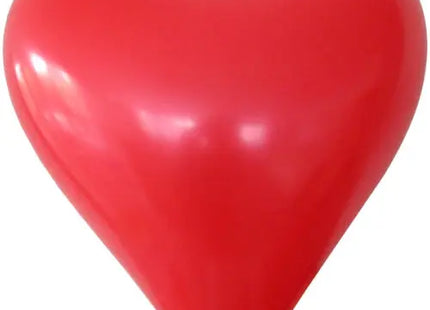 Herzförmiger Luftballon mit Siebdruck in Rot - Romantische Botschaften TK Gruppe® Grosshandel 