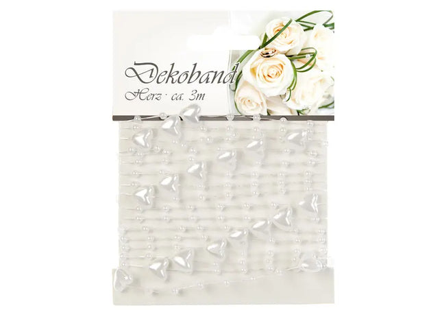 Herzförmiges Dekoband – Romantisch, Vielseitig, 3 Meter Lang TK Gruppe® Grosshandel 