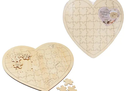 Herzförmiges Wunsch-Puzzle, Großformat 47 x 44 cm TK Gruppe® Grosshandel 