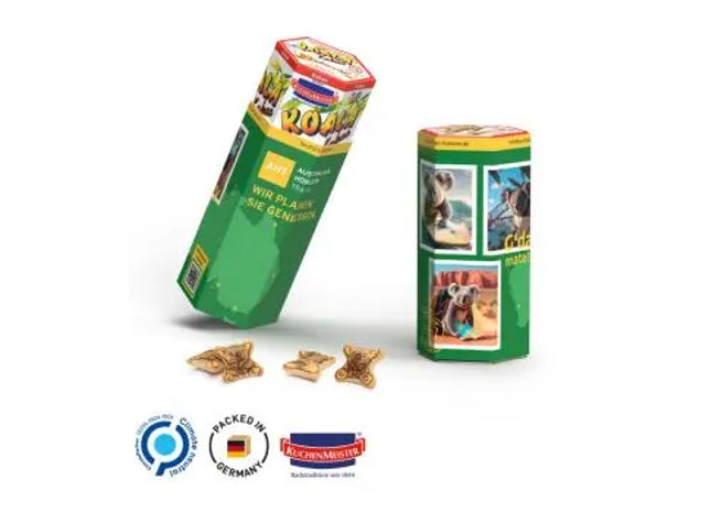 Hexagon Box mit Kuchenmeister Koala Knusperkeksen – Knuspriger Genuss TK Gruppe® Grosshandel 