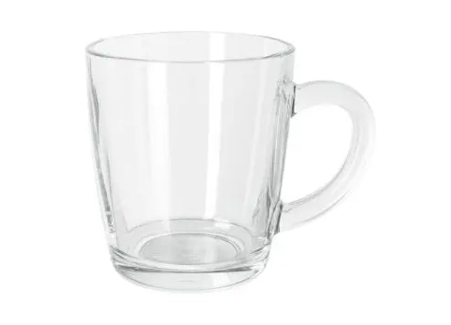 Highflyers Glastasse No.9 - 270 ml - Weiß, Hochwertiger Trinkbecher, Spülmaschinenfest, Elegantes Design TK Gruppe® Grosshandel 