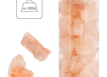 Himalaya Salzsteine 1kg, Natürliche Dekosteine für Wohlbefinden und Dekor TK Gruppe® Grosshandel 