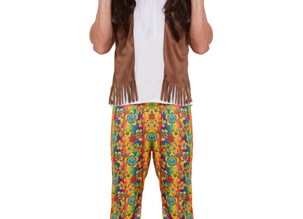 Hippie Kostüm für Erwachsene Männer - Retro 60er 70er Flower Power Outfit TK Gruppe® Grosshandel 