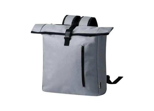 Hoblak RPET-Fahrradrucksack - grau Umweltfreundlicher, wasserdichter Fahrradrucksack TK Gruppe® Grosshandel 