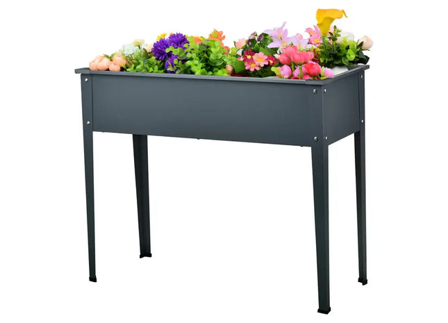 Hochbeet, Basic, 100cmB - Kompaktes und praktisches Gartenbeet für Pflanzen TK Gruppe® Grosshandel 