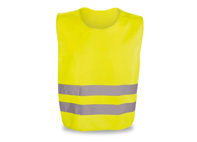 Hochsichtbare THIEM Reflektorweste - 100% Polyester, Gelb Reflektierende Sicherheitsweste TK Gruppe® Grosshandel 