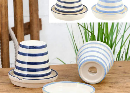 Hochwandiger Sturmaschenbecher, 2er-Set, 12x12x9,8cm - Robust für Außen TK Gruppe® Grosshandel 