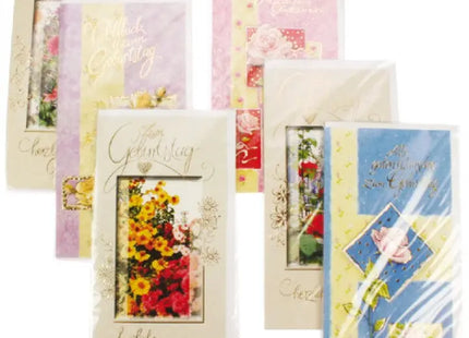 Hochwertige Geburtstagskarte, 20x10cm, Elegantes Design, Perfekt für Gratulationen TK Gruppe® Grosshandel 