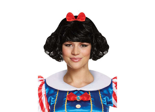 Hochwertige Schneewittchen Perücke 110G - Karnevalskostümzubehör für Karneval & Partys TK Gruppe® Grosshandel 