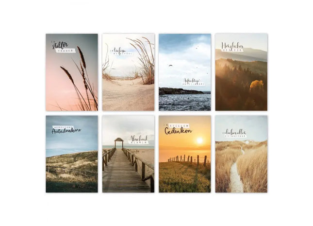 Hochwertige Trauerkarte mit Sprüchen, Geprägte Qualität - Stilvolle Beileidsbekundung TK Gruppe® Grosshandel 