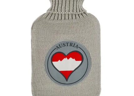 Hochwertige Wärmflasche Austria, 1500 ml - Langlebig, Zuverlässig und Komfortabel TK Gruppe® Grosshandel 