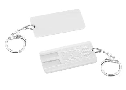 Hochwertiger Reifenprofilmesser mit Kette in Weiß – Präzise Messungen TK Gruppe® Grosshandel 