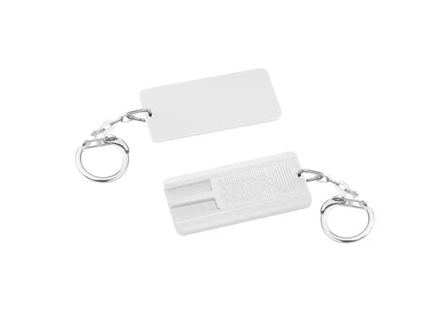Hochwertiger Reifenprofilmesser mit Kette in Weiß – Präzise Messungen TK Gruppe® Grosshandel 