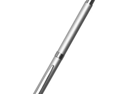 Hochwertiger Tintenroller CLIC CLAC-DALLAS - Silber - Edler Rollerball Pen für Professionelle TK Gruppe® Grosshandel 