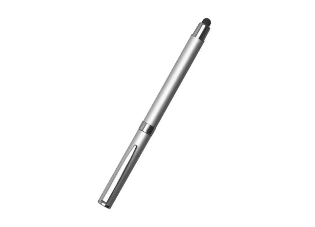Hochwertiger Tintenroller CLIC CLAC-DALLAS - Silber - Edler Rollerball Pen für Professionelle TK Gruppe® Grosshandel 