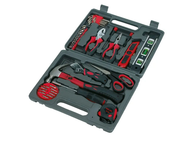Hochwertiger Werkzeugkoffer MASTERKIT – robust, rot-schwarz, vielseitig und langlebig TK Gruppe® Grosshandel 