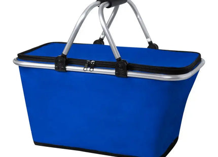 Hochwertiger Yonner Picknickkorb in Blau - Ideal für Outdoor-Ausflüge, Camping & Picknicks TK Gruppe® Grosshandel 