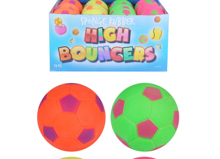 Hoher Bounce Fußballball, 6,2 cm, 4 verschiedene Farben TK Gruppe® Grosshandel 