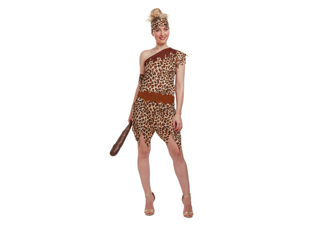 Höhlenmensch-Kostüm für Erwachsene, Urzeitmann-Outfit, Steinzeit-Kostüm, Einheitsgröße TK Gruppe® Grosshandel 