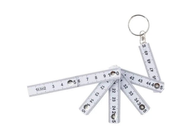 Holly Halbmeter Kunststoff-Zollstock: Präzise & Kompakt für Messarbeiten TK Gruppe® Grosshandel 