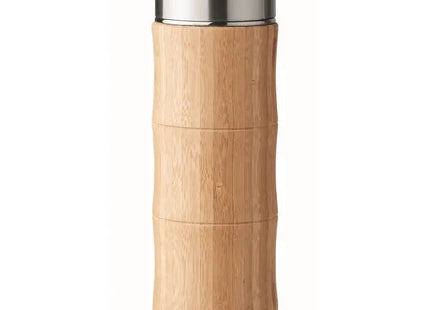 Holz BRANCA 350ml Isolierflasche, stilvoll & ökologisch TK Gruppe® Grosshandel 