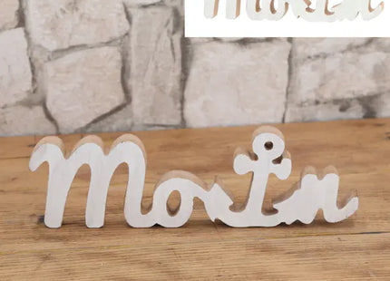 Holz-Dekoration Moin, ca. 26cmL TK Gruppe® Grosshandel 