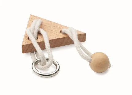 Holz-Dreieck-Geduldsspiel NERVE - Holz: Herausforderndes Denkspiel für Kinder und Erwachsene TK Gruppe® Grosshandel 