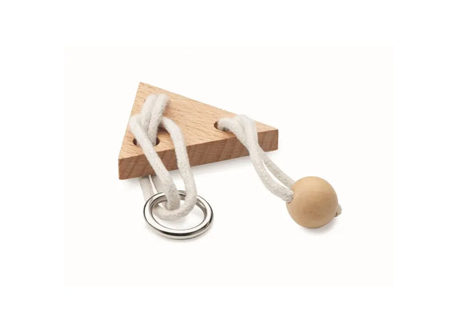 Holz-Dreieck-Geduldsspiel NERVE - Holz: Herausforderndes Denkspiel für Kinder und Erwachsene TK Gruppe® Grosshandel 