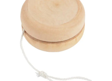 Holz-Jo-Jo UPSIDE DOWN - Traditioneller Spielspaß mit einem Twist TK Gruppe® Grosshandel 