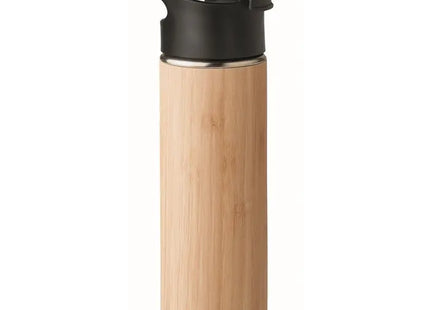 Holz NANDA 450ml Isolierflasche, ökologisch & stilvoll TK Gruppe® Grosshandel 
