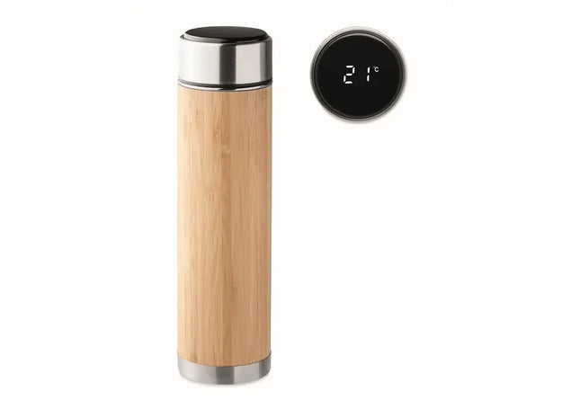 Holz PANAY 480ml Thermoflasche, natürlich & robust TK Gruppe® Grosshandel 