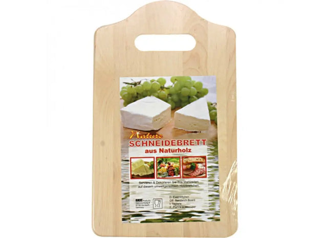 Holz-Schneidebrett mit Aufhängevorrichtung, 25x15x1 cm, Praktisch TK Gruppe® Grosshandel 