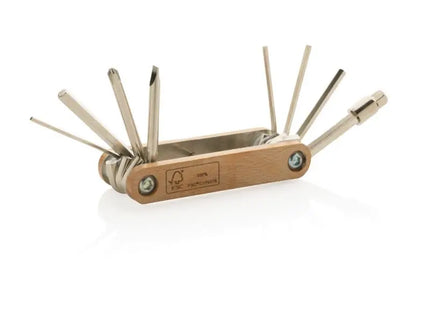 Holz-Sechskantwerkzeug: Robustes Werkzeugset mit braunem Holzgriff TK Gruppe® Grosshandel 